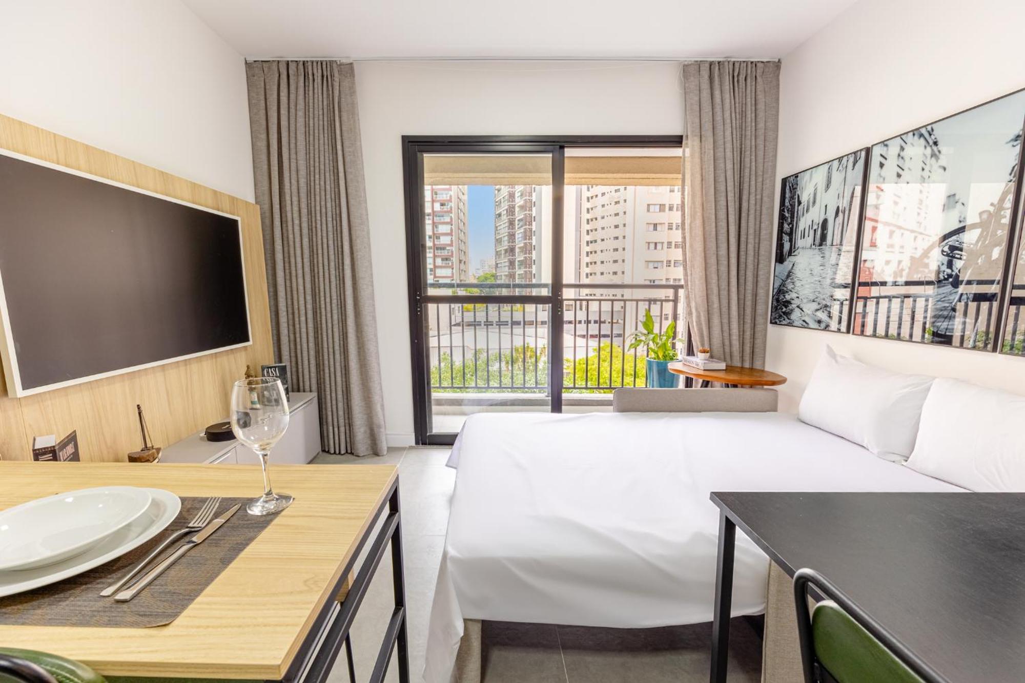 Apartamento Easy Star - Aconchegante Na Consolacao - En01i São Paulo